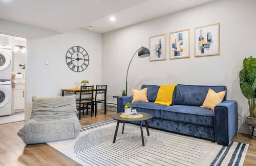 Cochrane Condo | Southern Horizons | Mini Nordic Spa | Fenced Yard