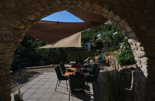 Stara Baska House | Spacious 2 bedroom, living room, 2 bathroom house BAYA, with outdoor terraces,