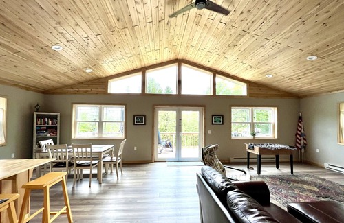 Cedarville House | Spacious 2 br cottage with expansive deck, firepit, hammocks, and more!