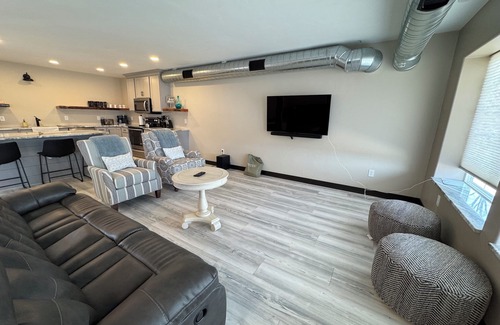 Dyckesville House | Spacious 3-Bed, 2-Bath Private Home Featuring a Private Marina, Kayaks and Gas fire pit