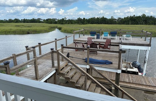 Bay St Louis House | Spacious 4-bedroom house on the water, Outdoor Living area, Bay St. Louis.