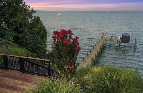 Croom House | Spacious 5-Bedroom Waterfront Oasis with Private Dock, Pool and Hot Tub