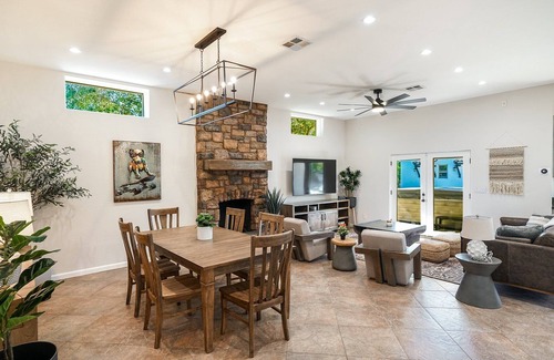 Shea North Estates House | Spacious backyard with amazing casita