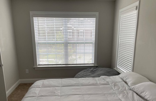 Fuquay-Varina House | Spacious Bedroom with Private Bathroom