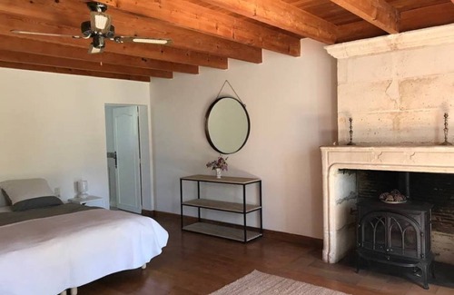 Brossac House | Spacious country home with annex, pool, huge garden & own forest for 14 guests.