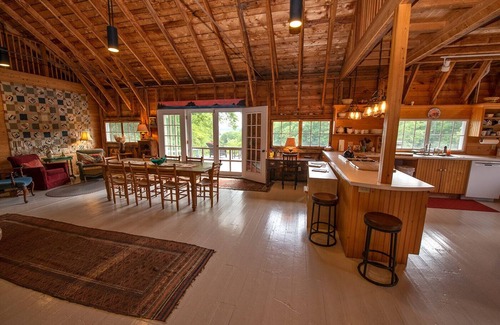 Deer Isle Ski Chalet | Spacious family retreat on a quiet cove with dock access