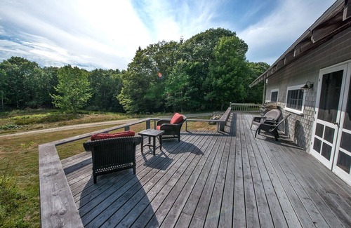 Deer Isle Ski Chalet | Spacious family retreat on a quiet cove with dock access