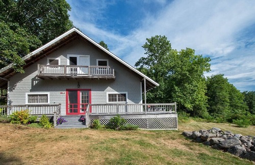 Deer Isle Ski Chalet | Spacious family retreat on a quiet cove with dock access