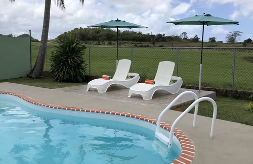 Aguadilla Villa | Spacious Family Villa with private pool and A/C, 15 minutes to local beaches.
