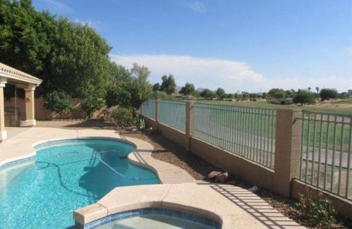 Palm Valley House | Spacious golf course house with pool heater, spa