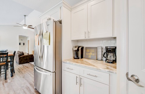 Maynardville House | Spacious, lakefront home with private dock, hot tub, chic decor, & amazing views
