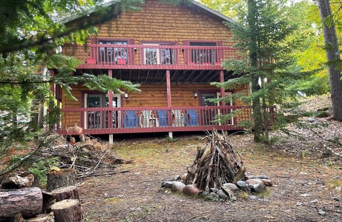 Iron River House | Spacious lakeside cabin in the heart of the Northwoods