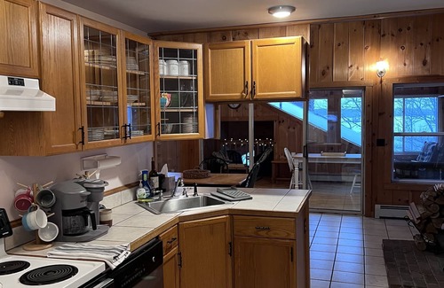 Madison House | Spacious Lodge with Private Waterfront on Great Moose Lake