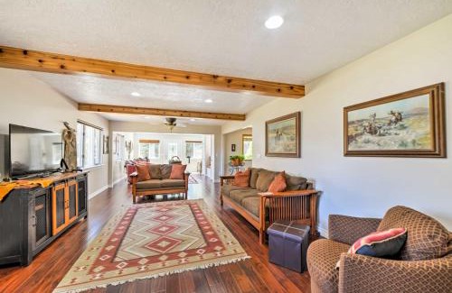 Mancos House | Spacious Mancos Home with Furnished Deck and Yard!