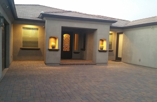 Desert View Village House | Spacious Phoenix home with private pool and hot tub.30 min to Civic center