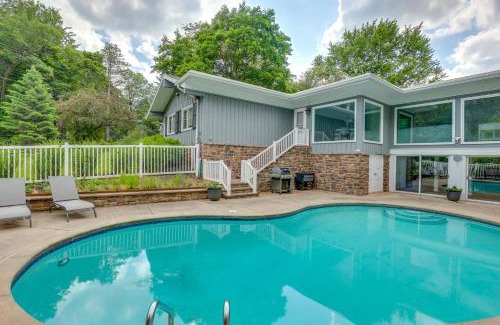 Rochester House | Spacious Rochester Home with Heated Pool and Hot Tub!