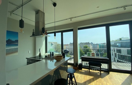 Mitte Apartment | Spacious smart-home apartment with wrap around terrace in Central Berlin