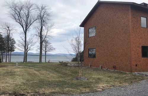 Charlotte Cabin | Spacious waterfront home w/phenomenal lake views, fireplace, & shared dock