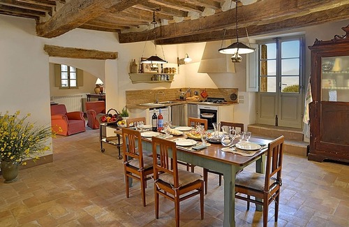 Castiglione d'Orcia House | SPECTACULAR Nature Oasis Farmhouse w/Hilltop Panoramic Views, Saltwater Pool