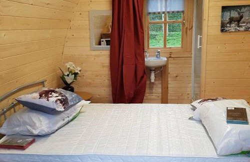 Stenalees House | St Austell Glamping Pod with Spa Pool and Pets Ok