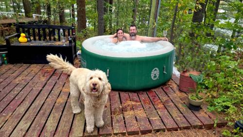 Brantingham House | Stabbin Cabin #2 on Grant Island - Hot Tub, Boat, Pet Friendly