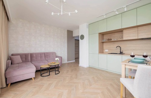 Zywiec Apartment | Stawy 26 | Żywiec | Pastel Apartment | Parking