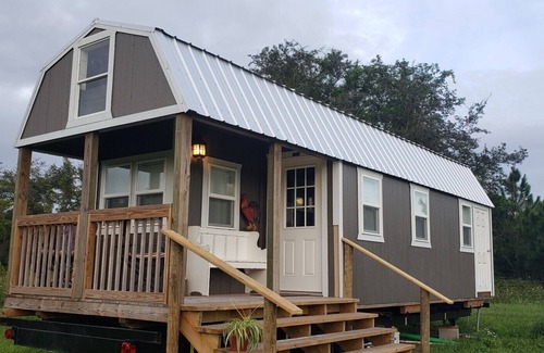 Howey-in-the-Hills House | Stay in a Luxury tiny house with horses in your yard. Private & tranquil