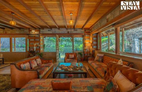 Mohal Villa | StayVista at The Manor with Mountain View & Fireplace
