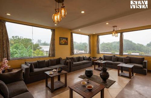 Landran Villa | StayVista's Casba Farm Retreat - Pet-Friendly Villa with Rooftop Lounge, Outdoor Pool, Lawn & Bar