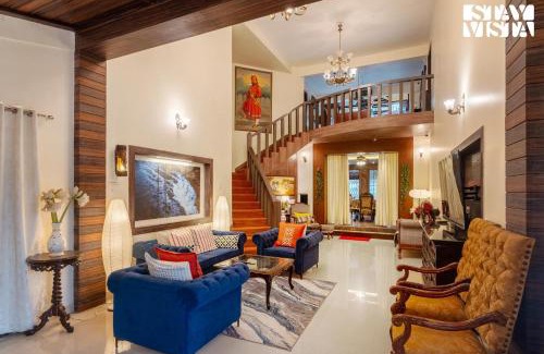 Nandanwan Villa | StayVista's Grace & Light - Hill-view villa with Outdoor pool, Terrace & Games room