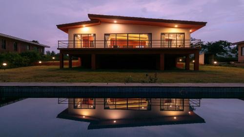 Kurvande Villa | StayVista's Shivom Villa 4 - A Serene Escape with Views of the Valley and Lake