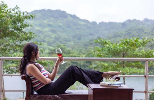 Kurvande Villa | StayVista's Shivom Villa 4 - A Serene Escape with Views of the Valley and Lake