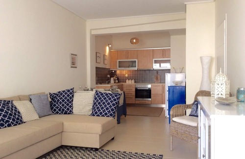 Karavomylos Apartment | Steps from the Ionian Sea, literally 10m from barefoot bliss!
