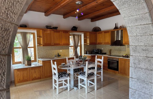 Kounelion Villa | Stone Heaven Villa - Poolside BBQ and fresh herbs | 5’ from Agios Nikolaos