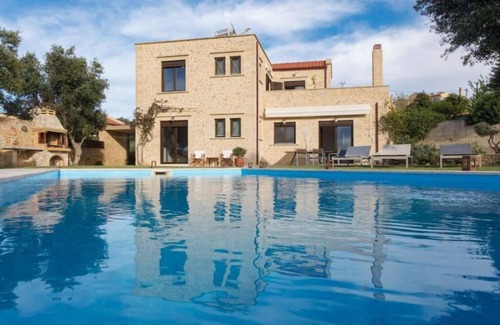 Kontomari Villa | Stone Villa Analisa, Pool, BBQ, Sunset Sea view