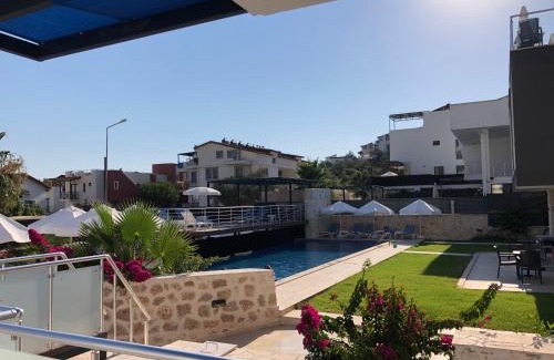Kalkan Apartment | Stonehouse Aparts Dublex 3+1 mit Meerblick und Jakuzzi Kalkan No:5