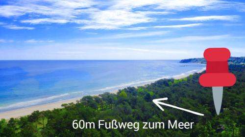 Gohren House | Strandhaus Rügen - Meerblick, Sauna, Kamin & Whirlpool