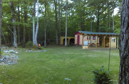 Bingham Cabin | Streamside Campsite plus tiny cabin combines classic camping with rustic charm!