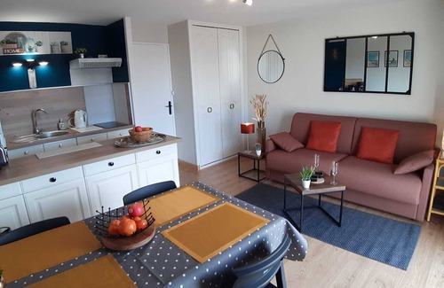 Stella-Plage Apartment | Studio 1 - 4 pers 300m from the beach with sea view