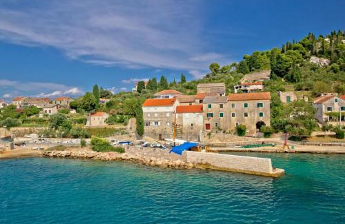 Preko Apartment | Studio Apartment in Preko with Sea View, Terrace, Air Conditioning, Wi-Fi (4574-2)