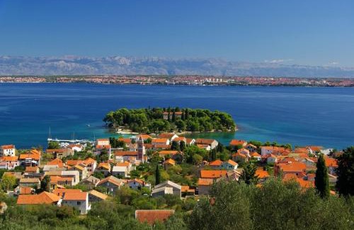 Preko Apartment | Studio Apartment in Preko with Sea View, Terrace, Air Conditioning, Wi-Fi (4574-2)