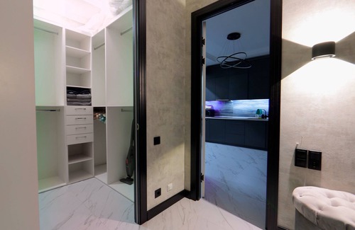 Bishkek Apartment | Studio apartment on the top floor of a 12-storey luxury building.