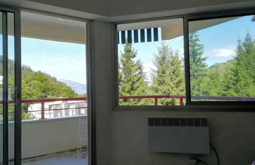 Eaux-Bonnes Apartment | Studio cabin - sleeps 4 - facing the slopes with balcony - south-west exposure