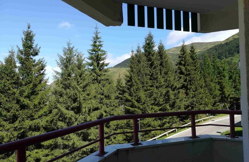 Eaux-Bonnes Apartment | Studio cabin - sleeps 4 - facing the slopes with balcony - south-west exposure