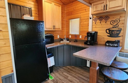 Trempealeau Cottage | Studio cottage at Lake Road Campground, near the Majestic Mississippi River.
