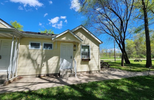 Trempealeau Cottage | Studio cottage at Lake Road Campground, near the Majestic Mississippi River.