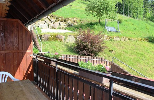Bad Peterstal-Griesbach Apartment | Studio Apartment 'Einzimmerapartment Nr 4' with Mountain View, Shared Terrace and Wi-Fi