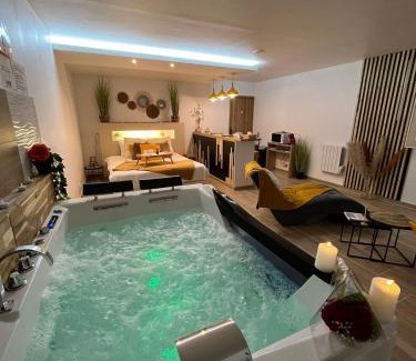 La Bassee Bed & Breakfast | Studio Design Cocon SPA privé à deux pas de Lille