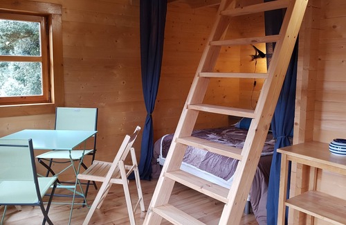 Serra-di-Scopamene Ski Chalet | Studio in wooden chalet with mezzanine 1h15 from Ajaccio