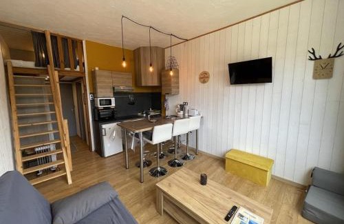 Laveissiere Apartment | Studio rénové au pied des pistes, idéal pour 4 pers, avec WiFi, animaux acceptés, casier à skis inclus - FR-1-787-54